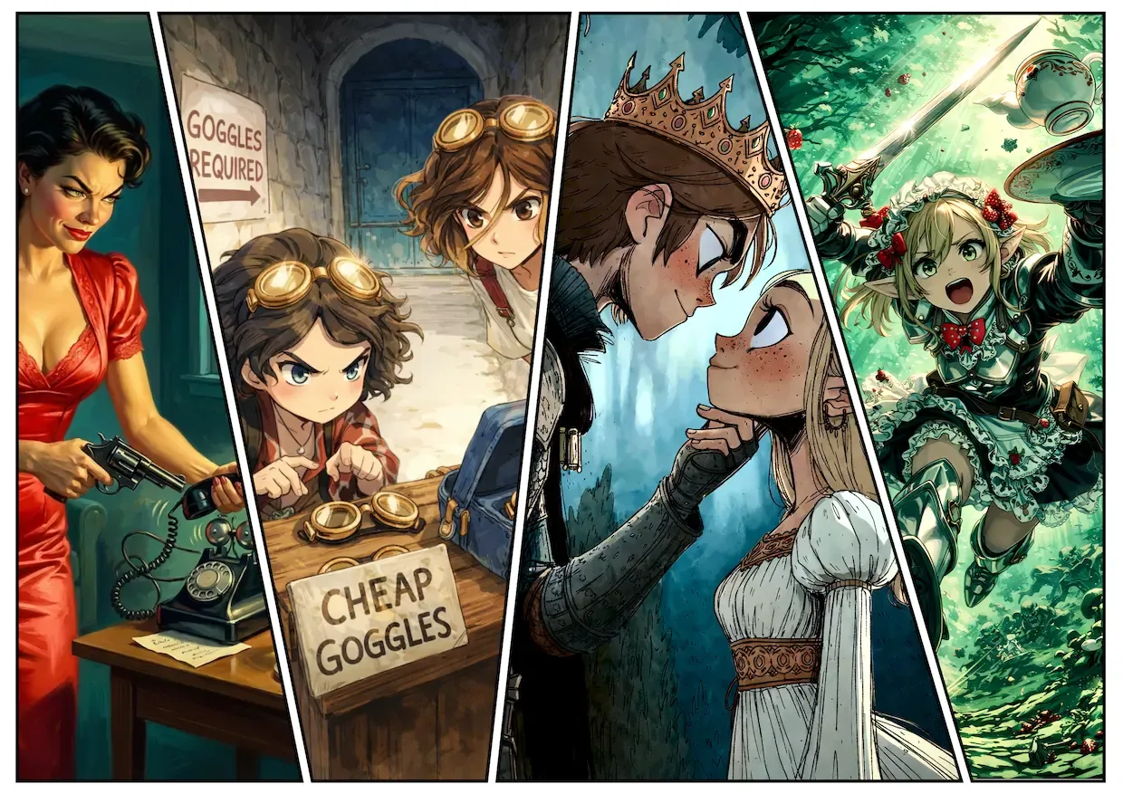 Comic blog hero illustration