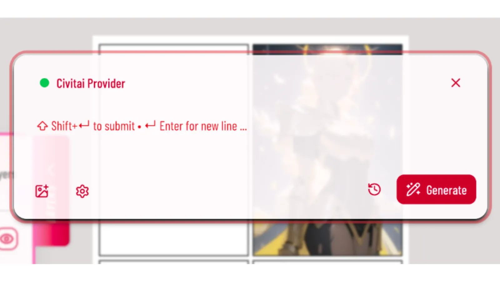 Overview of Civitai connected to Genko Comic