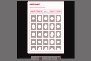 Loading bubble and tail