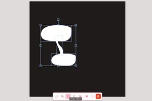 Merge bubble and tail